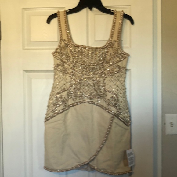 New ASOS pearl embellished dress - Picture 2 of 10